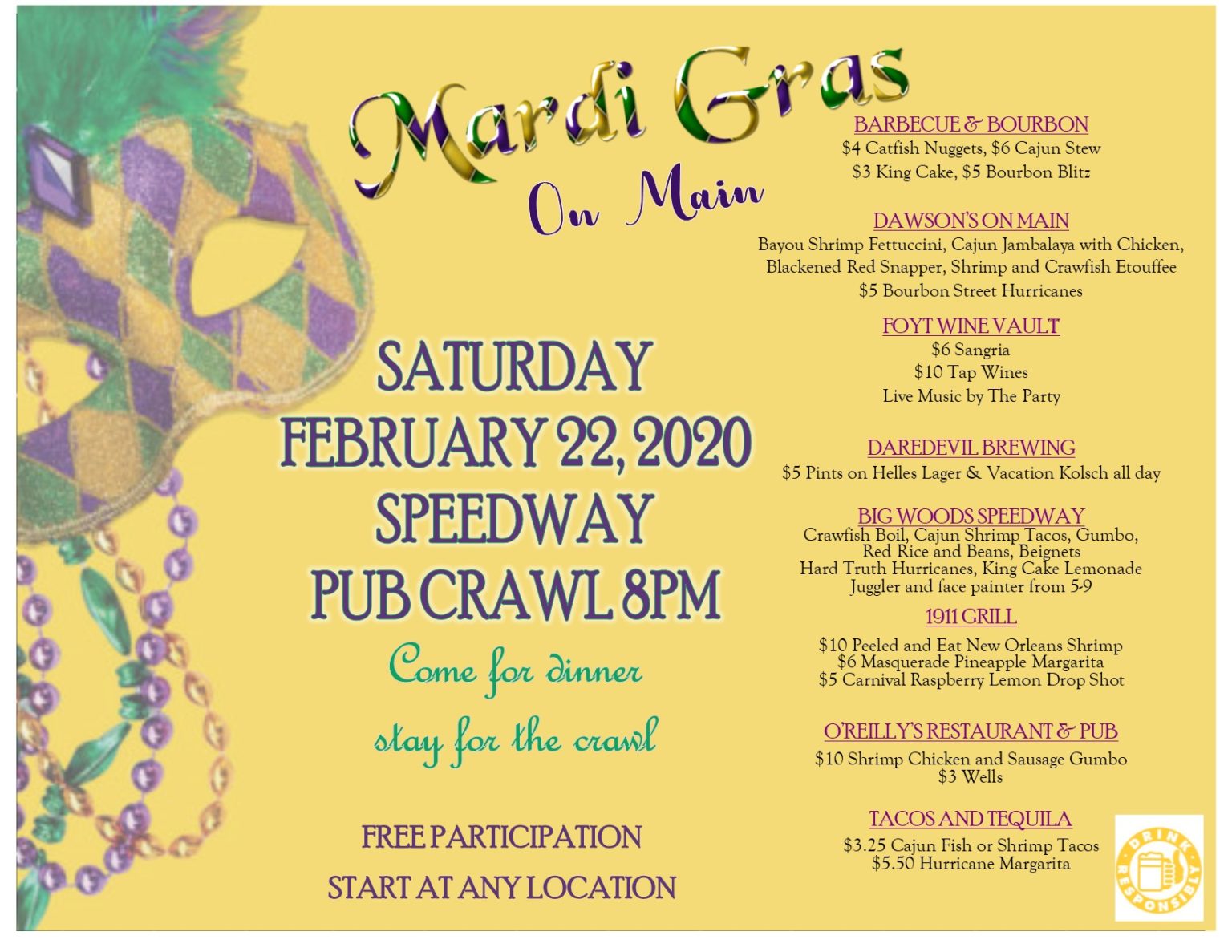 mardi gras on main