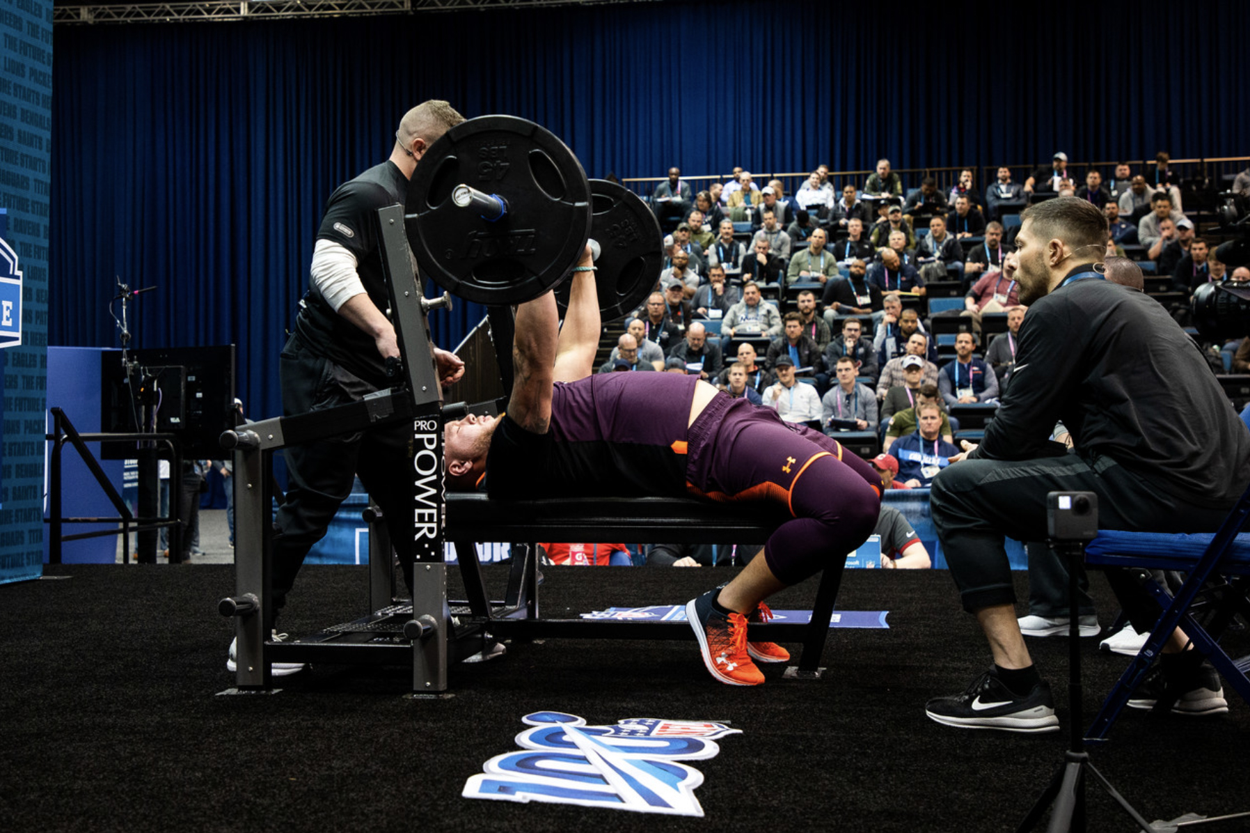 NFL Combine Bench Press Viewing